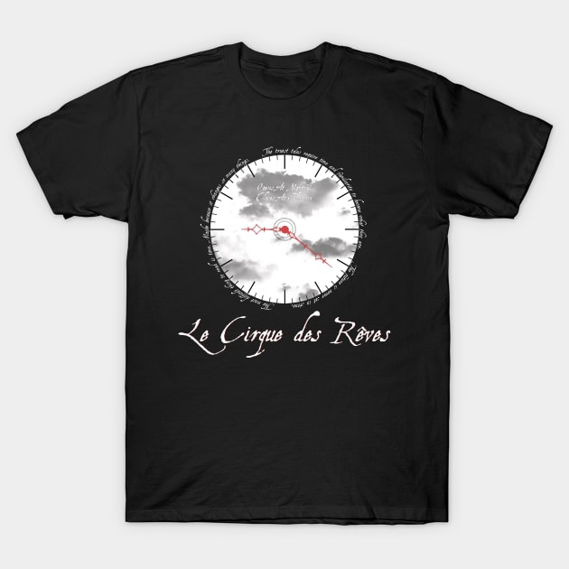 The Night Circus Clock T-Shirt by Maris